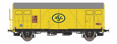 Dekas DK-872324 - H0 - Gedeckter Güterwagen 21 RIV, ASG, Ep. IV